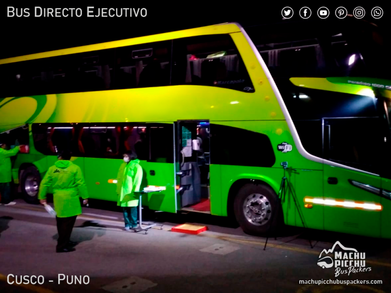 Bus Directo Puno a Cusco, Bus Cama