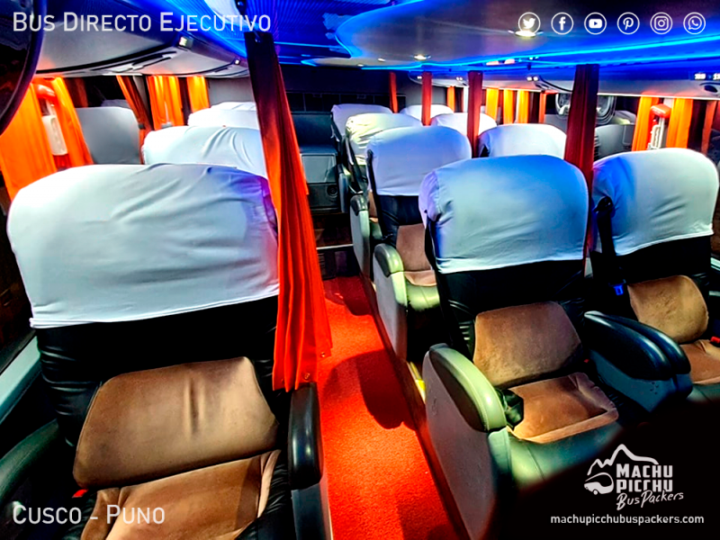 Bus Directo Puno a Cusco, Bus Cama